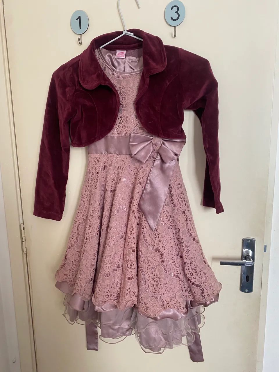 Vestido com Bolero TAM Roupas Infantis Pinheiros, São