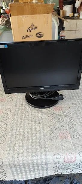 Monitor Computador AOC 1619SWA LCD 15.6" - Preto - Widescreen - Foto 4