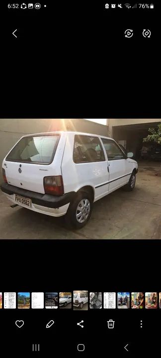 Uno Miller econômico,tem documento atrasado porém descontado no valor final do carro 