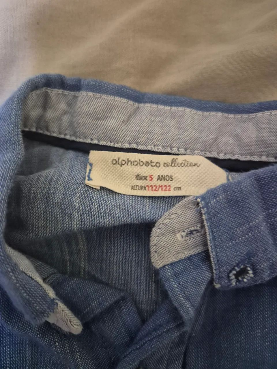 Camisa azul  - Foto 3