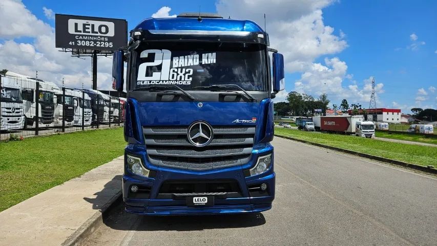 MB New Actros 2548 6x2 Ano 21 Placa Solar baixo km + 4 Eixo Basculante Randon 55m³c/ pneus - Foto 2