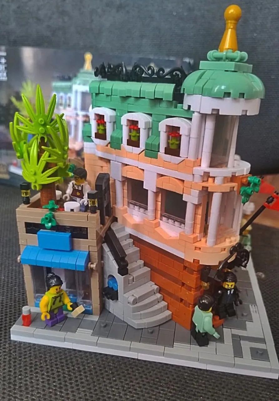 Mini-Mini Bloco de montar Hotel Boutique Modular Building - Foto 2
