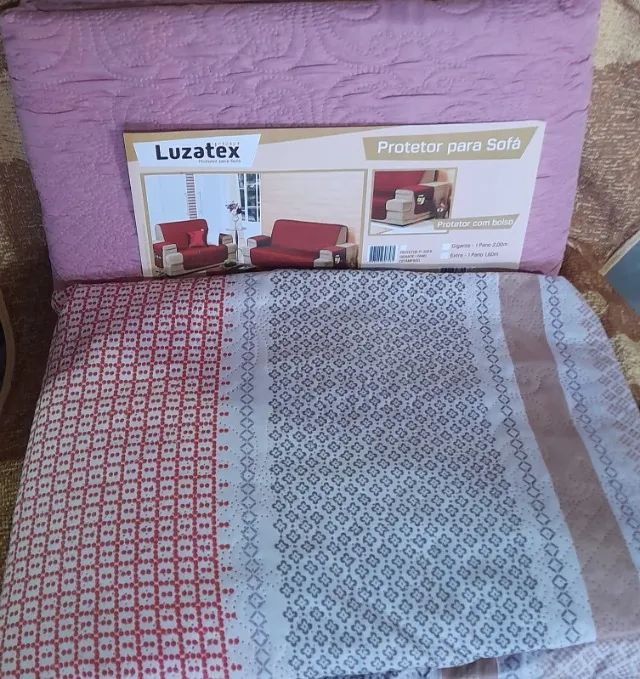 PROTETOR SOFÁ 2 E 3 LUGARES DUPLA FACE - Foto 2