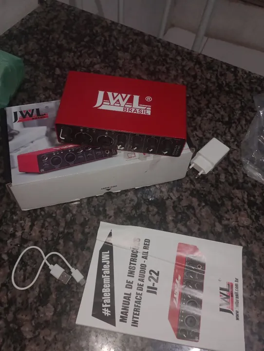 Interface de Áudio JWL JI-22 - Novo