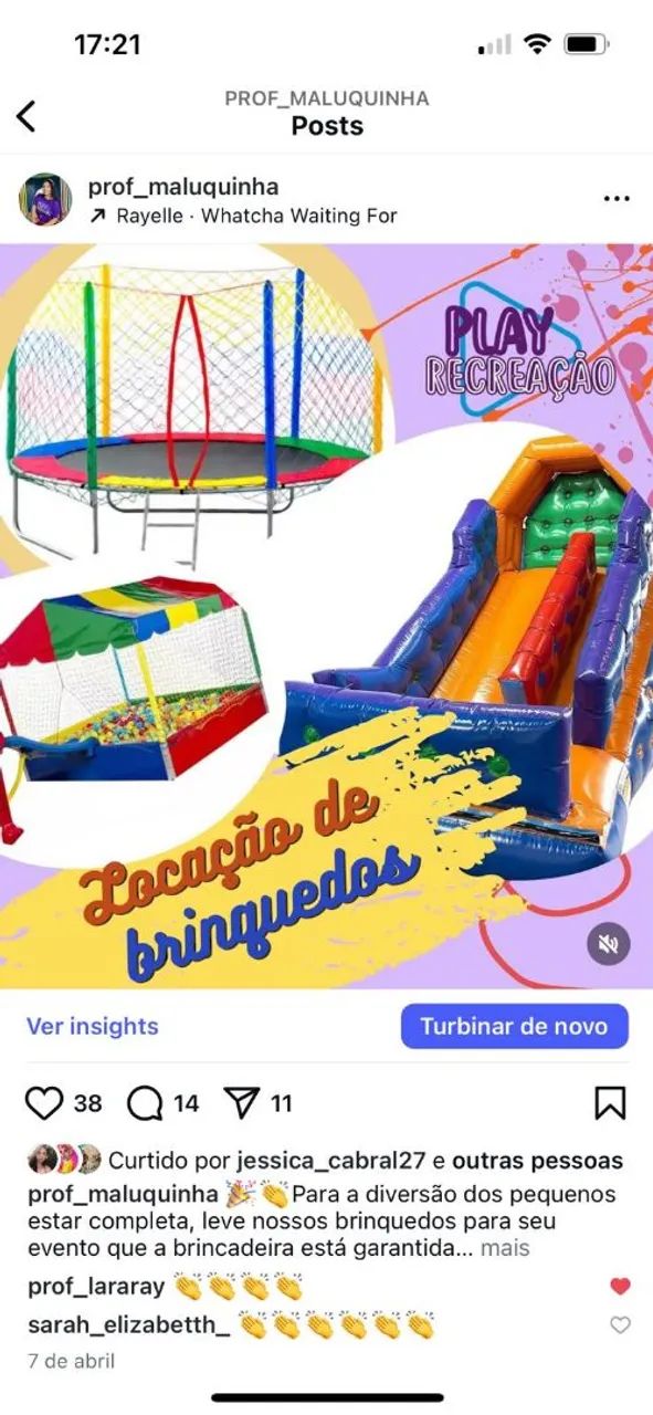 Recreação e Aluguel de Brinquedos - Foto 2