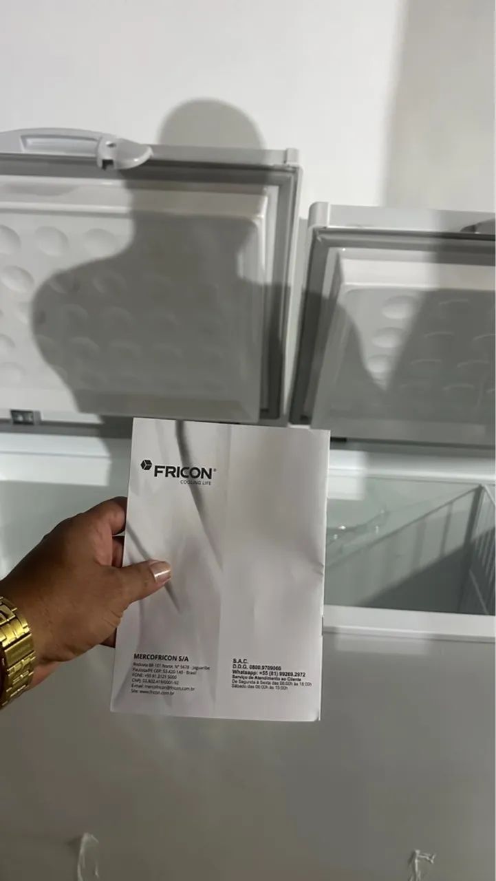 Freezer horizontal 503 litros 220v zerado
