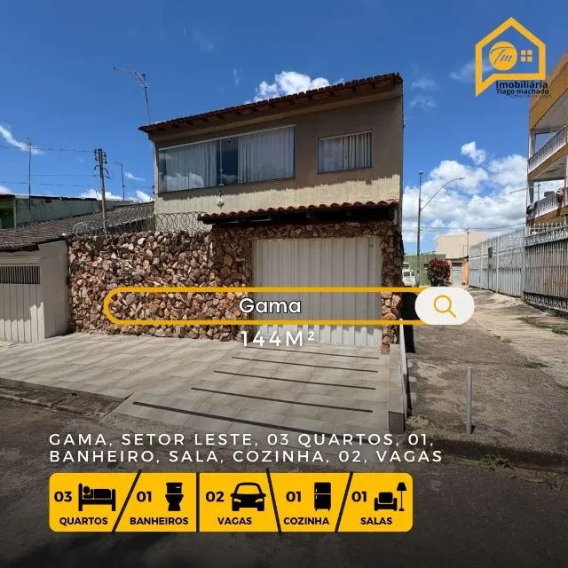 Excelente sobrado no Setor Leste do Gama