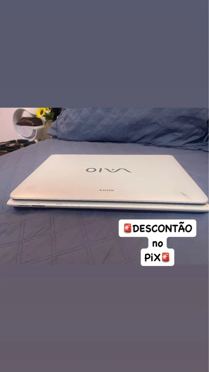 Notebook Sony -VAIO  ?- COR - BRANCO (Perolado) Leve e elegante,