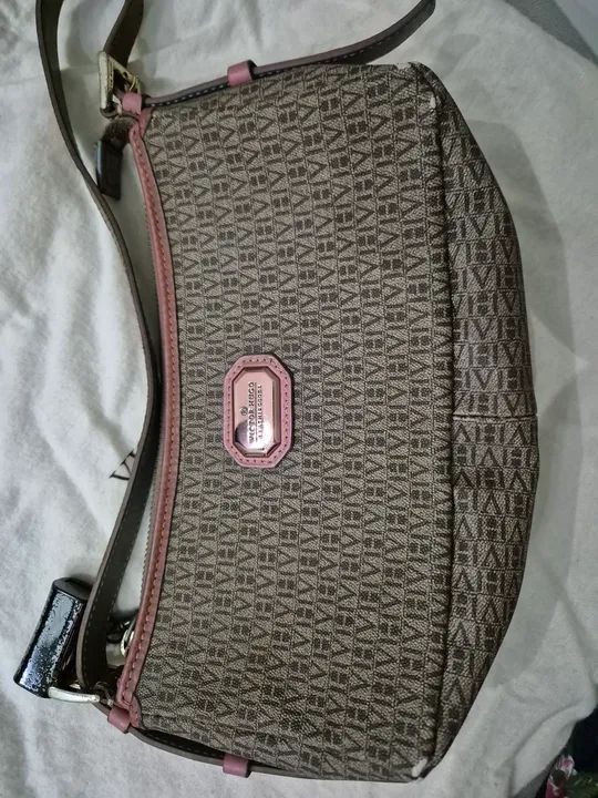 Bolsa de Ombro Marrom victor hugo - Foto 2