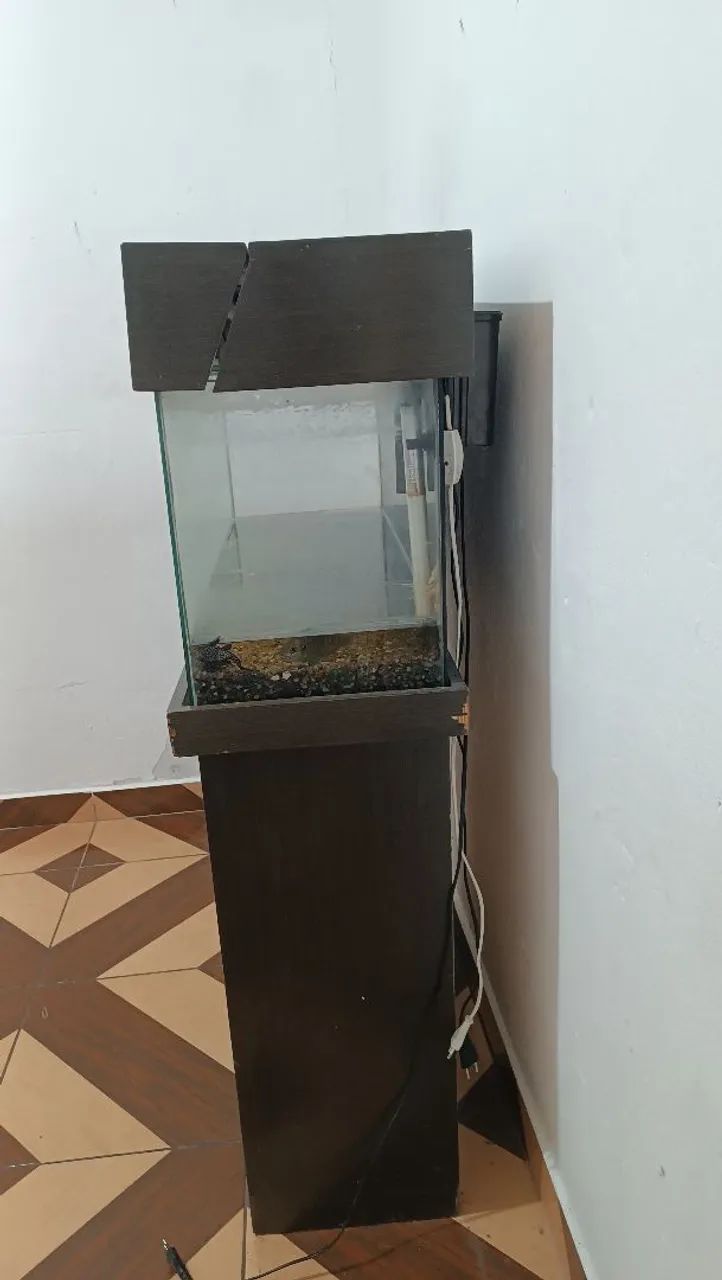 Aquário 100 litros com suporte  - Foto 3