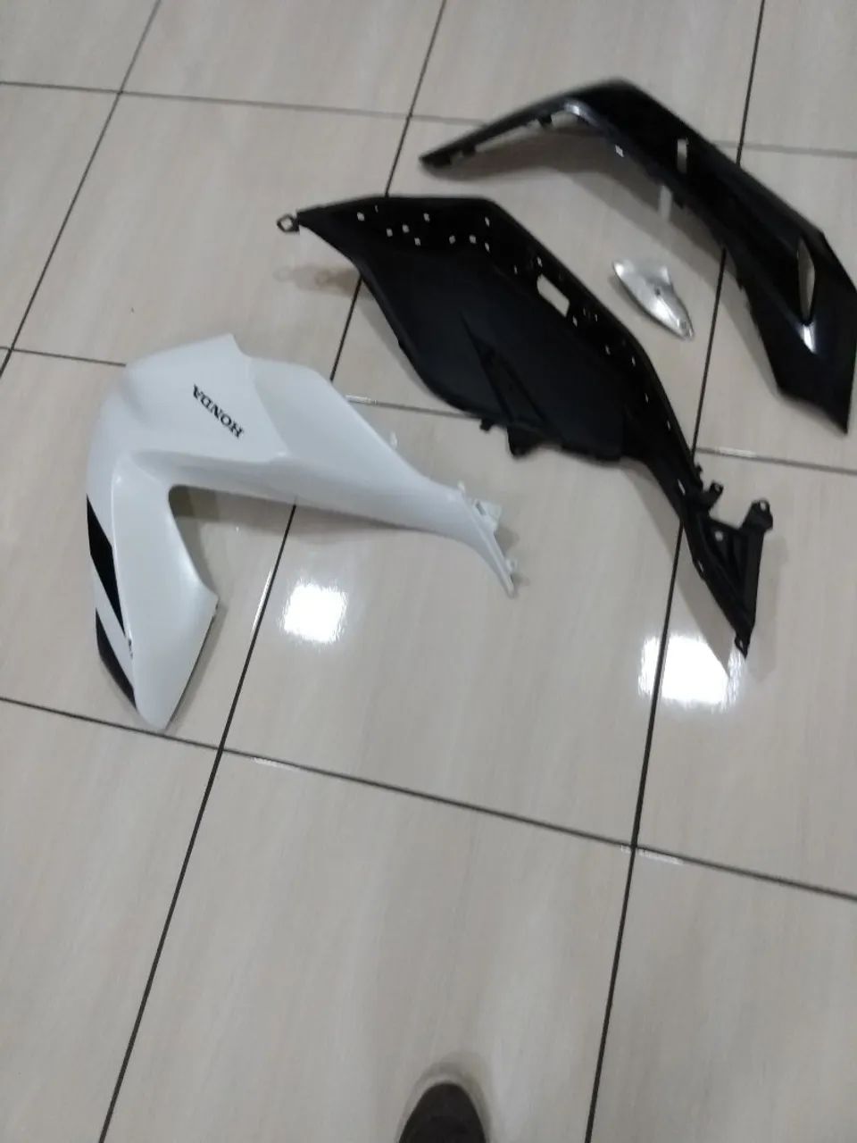 Carenagem Farol PCX 150 2022 Branco Sport Direita original Branco Fosco  - Foto 6