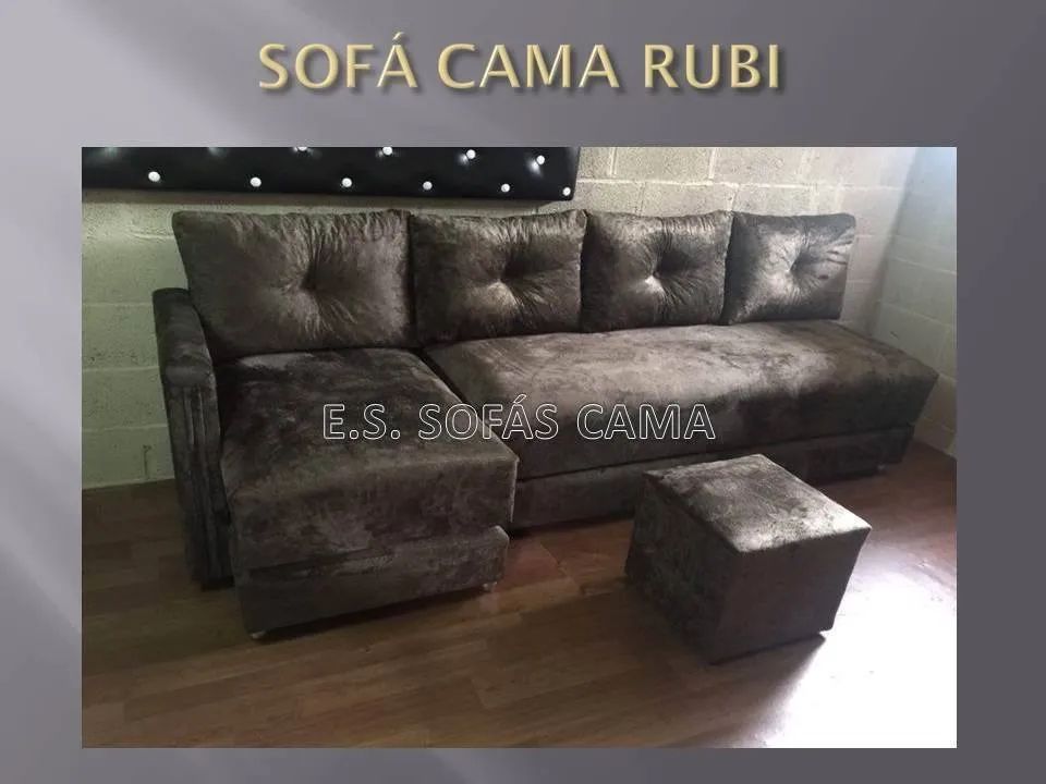 Sofá Cama Rubi - Novo em várias cores  - Foto 5