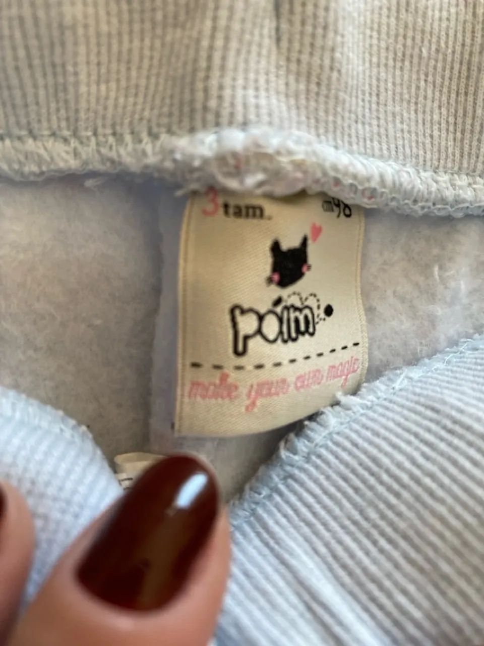 Calça de Moletom Infantil Floral - Foto 3