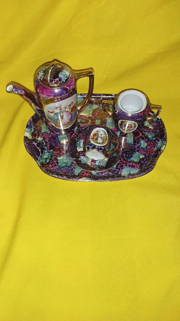 Conjunto de Chá em Porcelana
