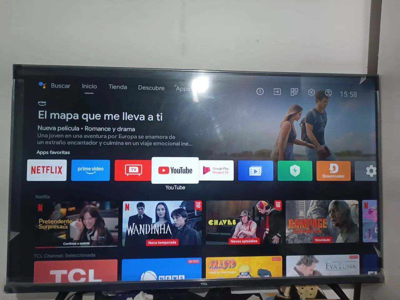 Smart TV TCL 4K todo ok mas não tem controle 