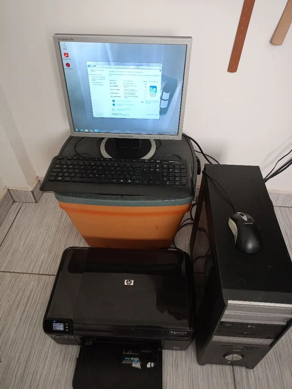 COMPUTADOR COM IMPRESSORA 