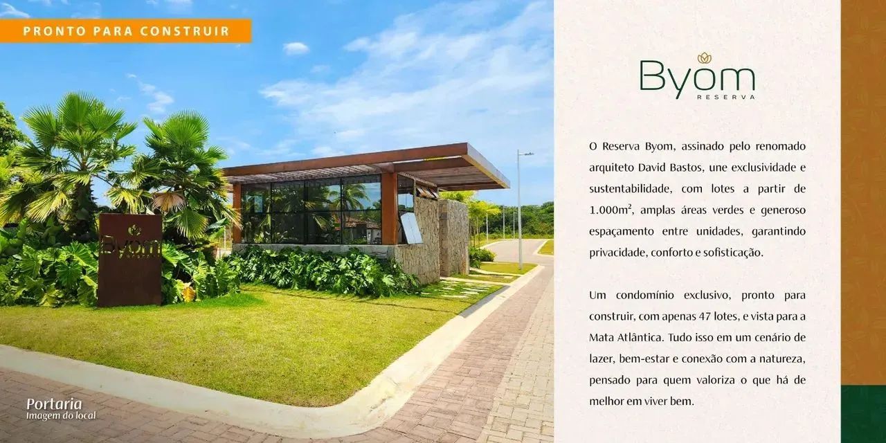 Loteamento Reserva Byom, excelentes lotes a partir de 1.000 m² , bem localizado - Foto 7