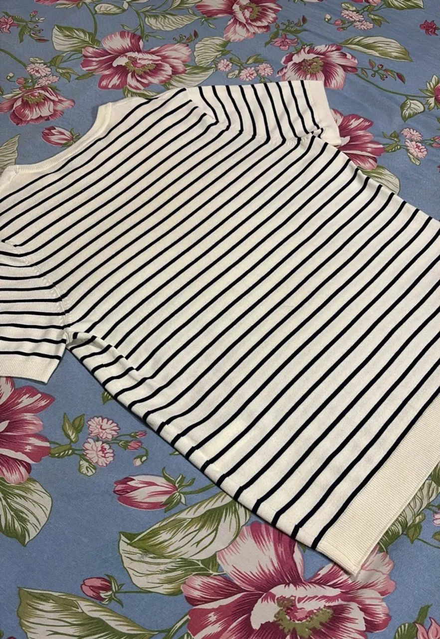 Camiseta Linho Listrada (original) - Foto 4
