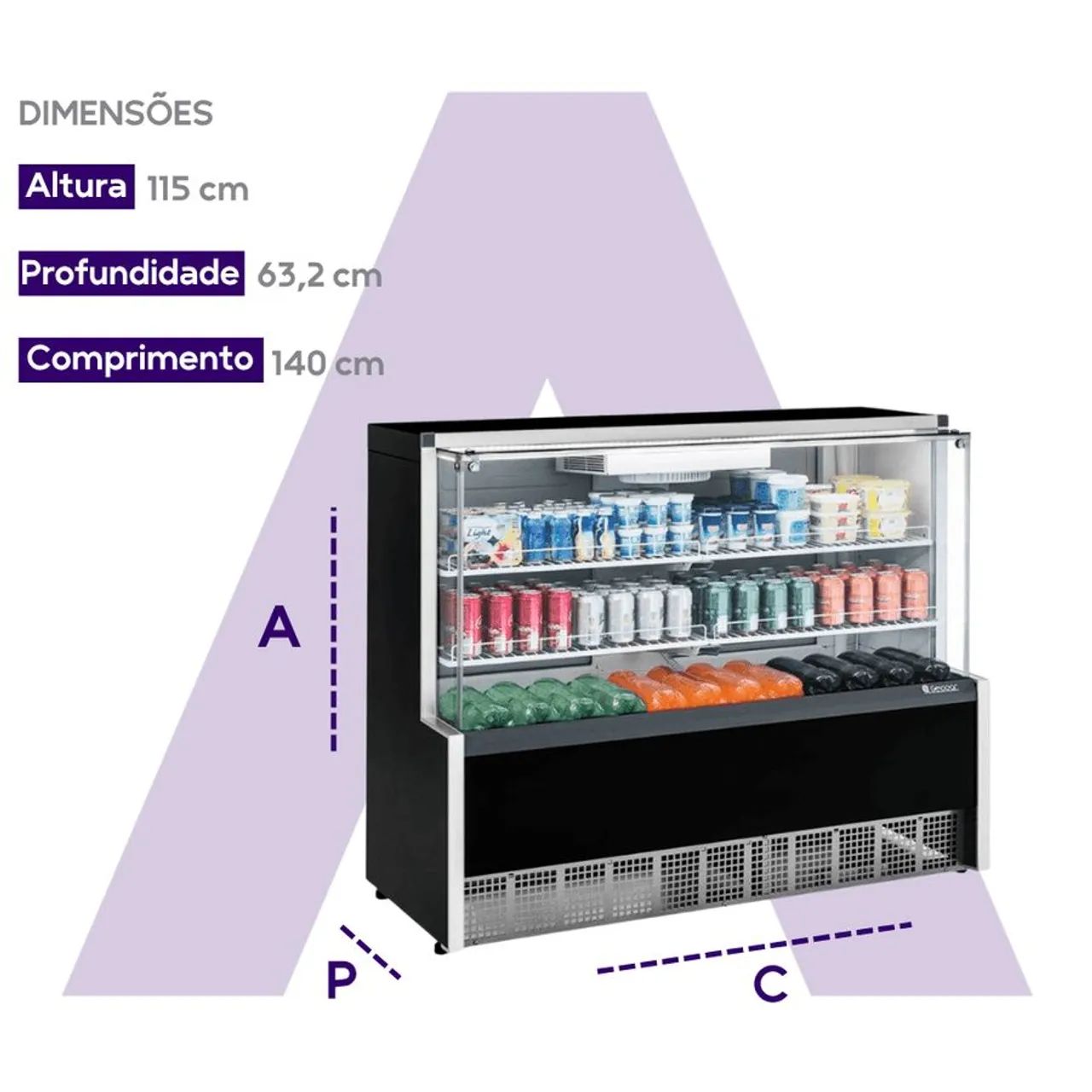 Vitrine Refrigerada Gelopar  - Foto 2