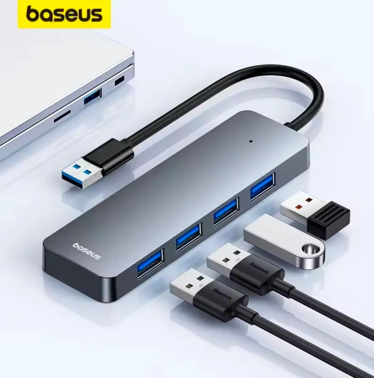Hub Baseus 4 Portas USB 3.0