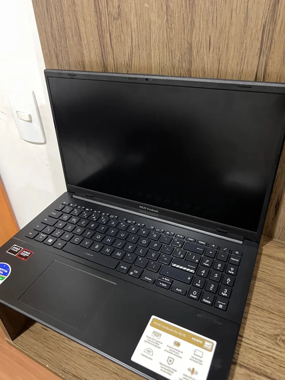 Notebook ASUS VivoBook Go 15 ? praticamente novo - Foto 5