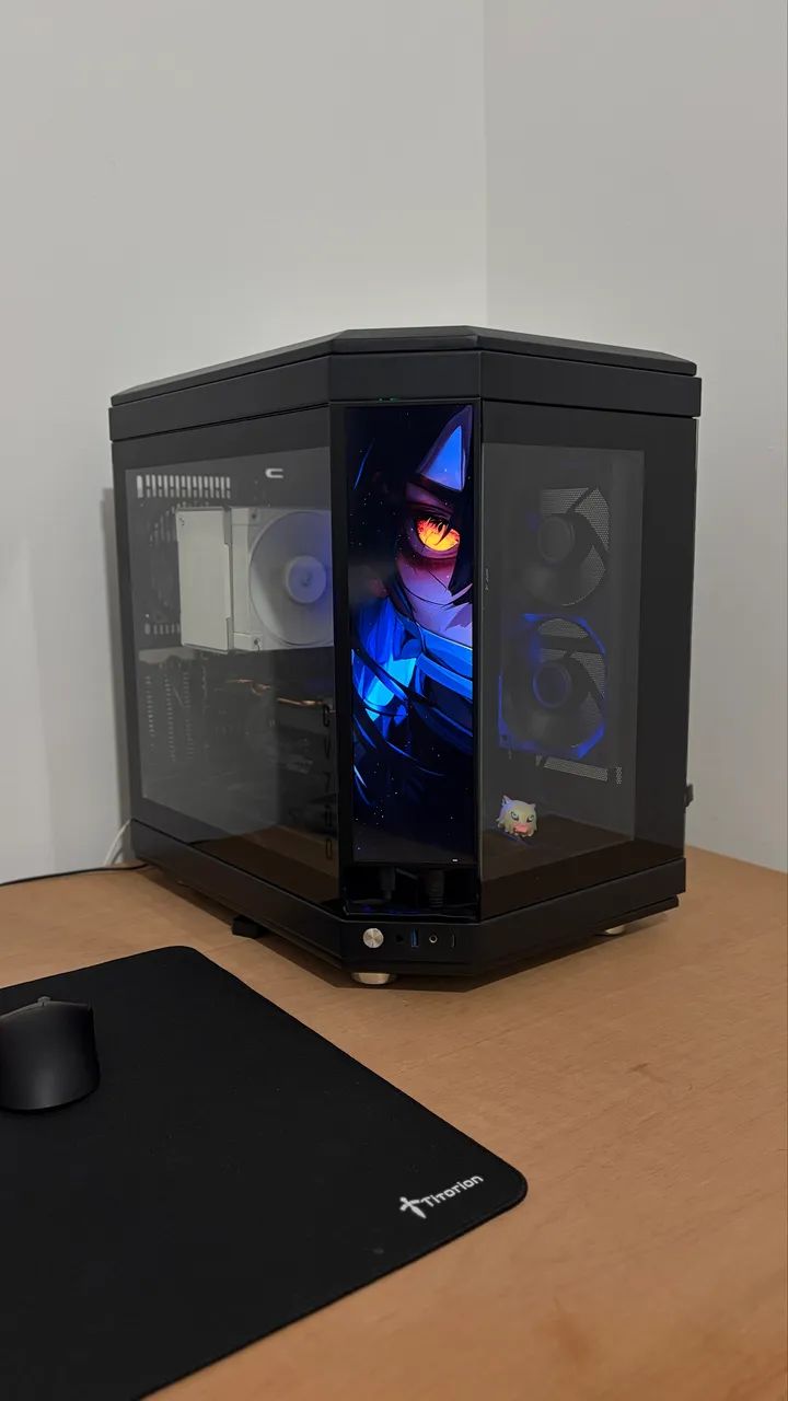 Pc gamer completo - gabinete com Tela! (usado) 