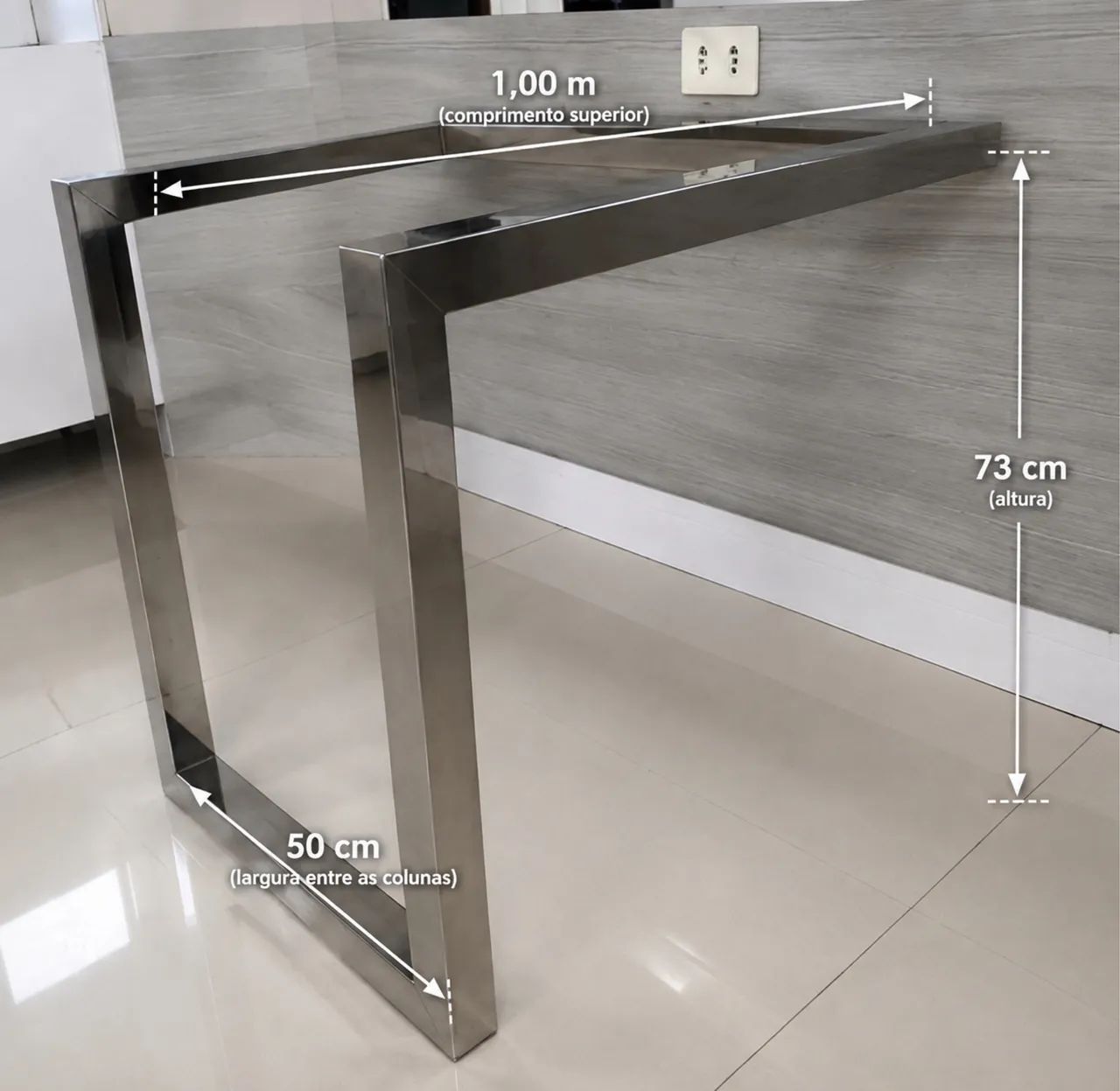 Base de mesa inox  - Foto 2