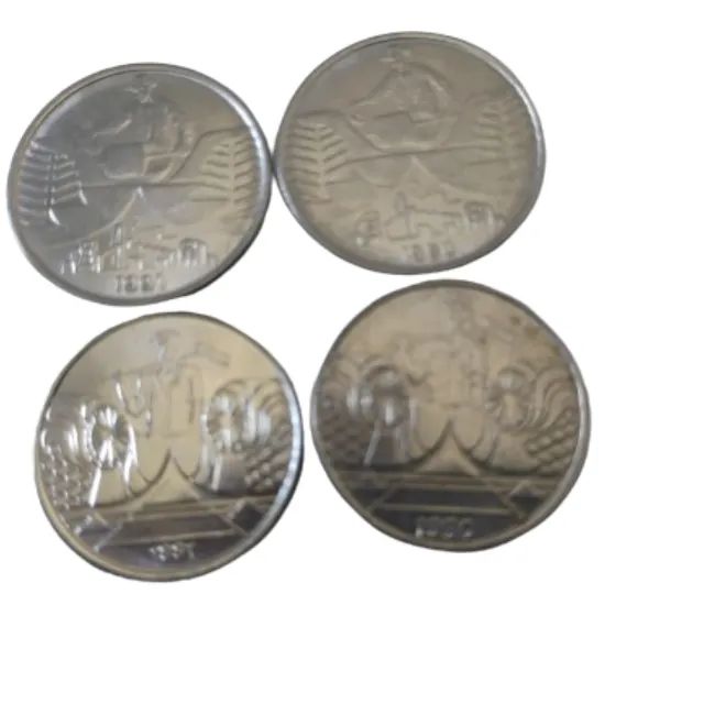 Lote com 48 Moedas antigas nacionais sem repetir data. - Foto 2