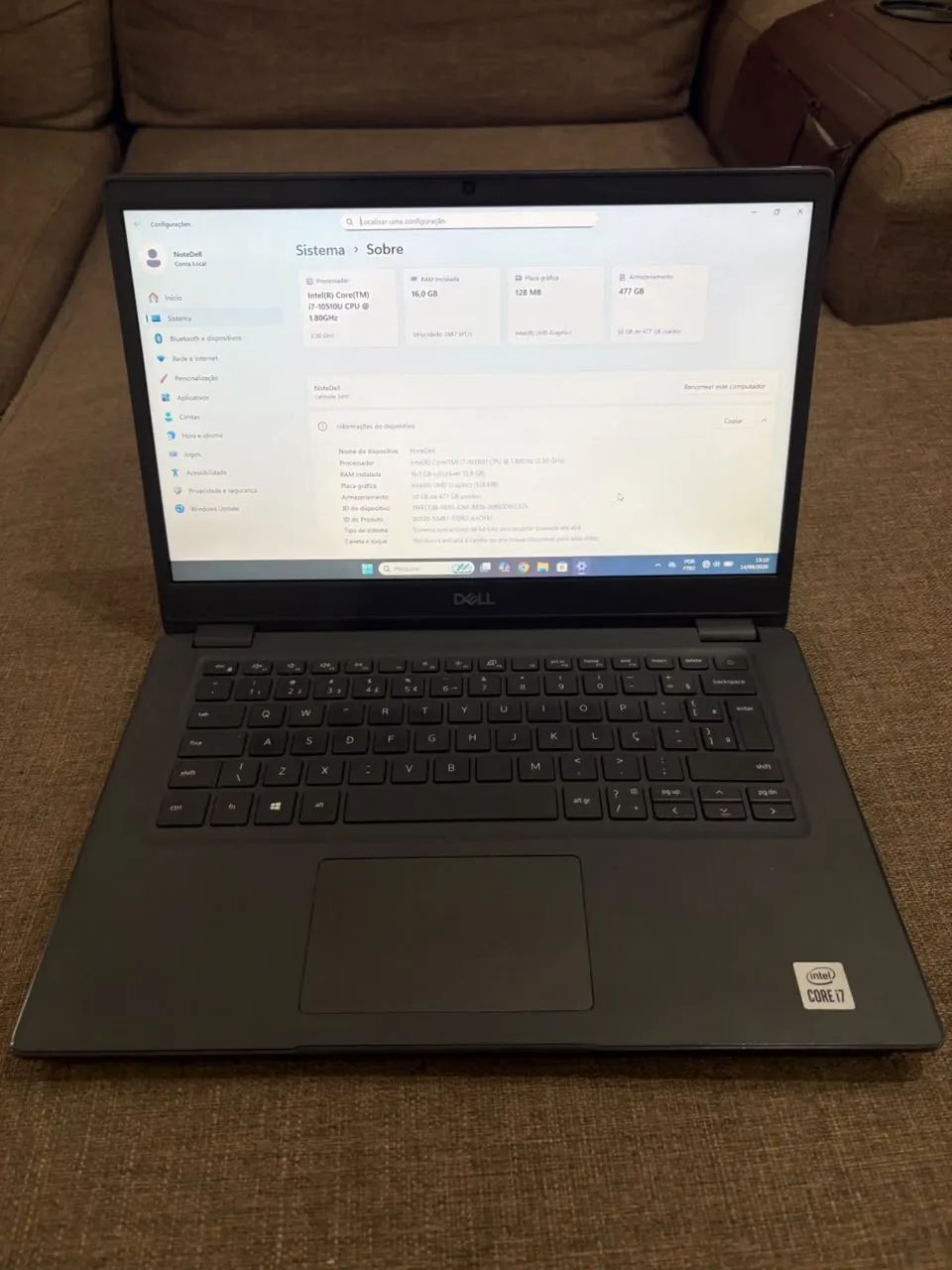 Dell Latitude i7 10ª geração 16GB RAM - Foto 2