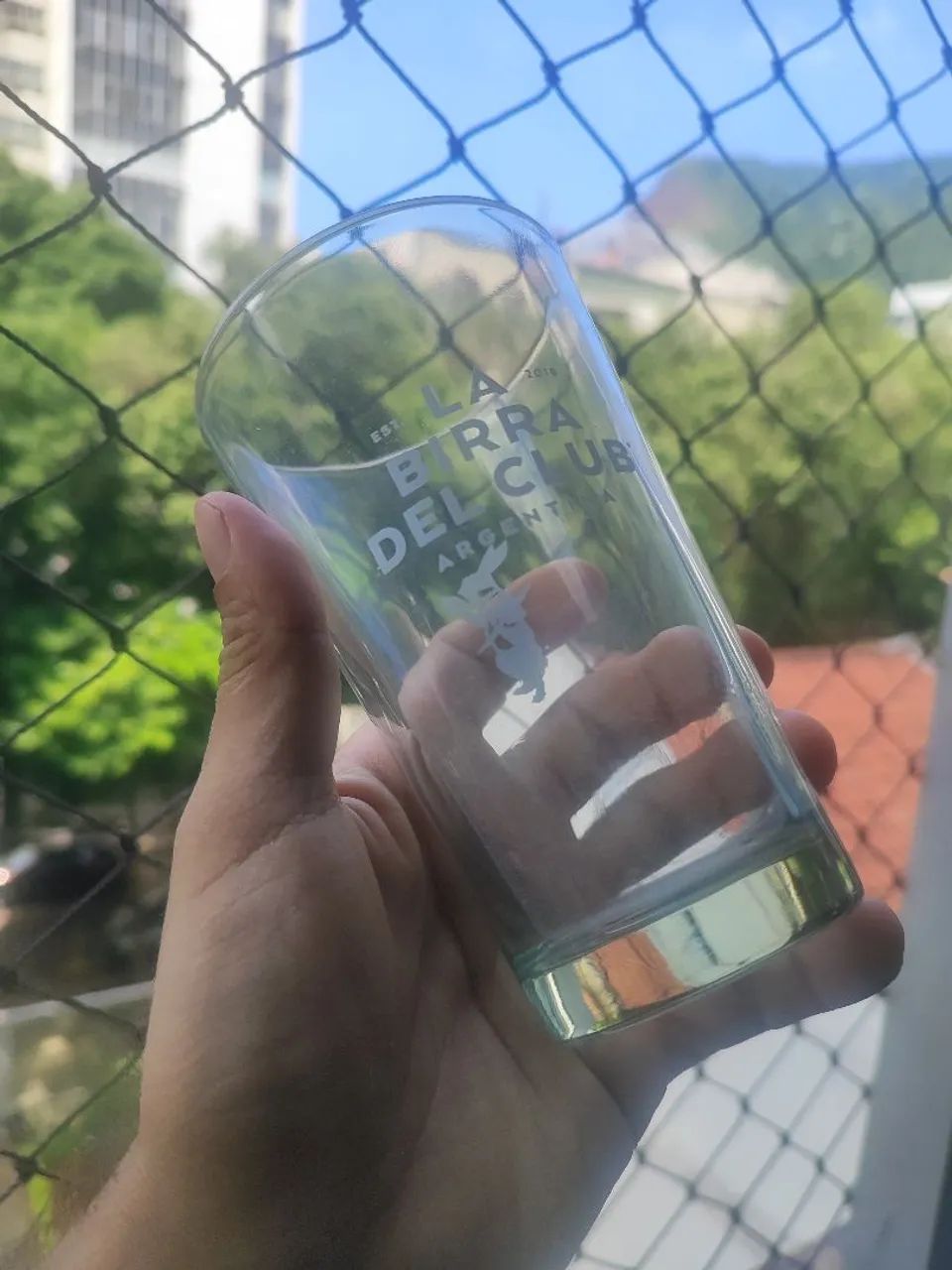 Par de Copos Tipo PINT para cerveja de PUB argentino " Lá Birra del club "  - Foto 2