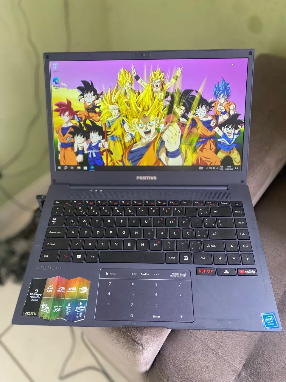 Notebook Positivo Ultra Fino -Intel QuadCore -muito barato