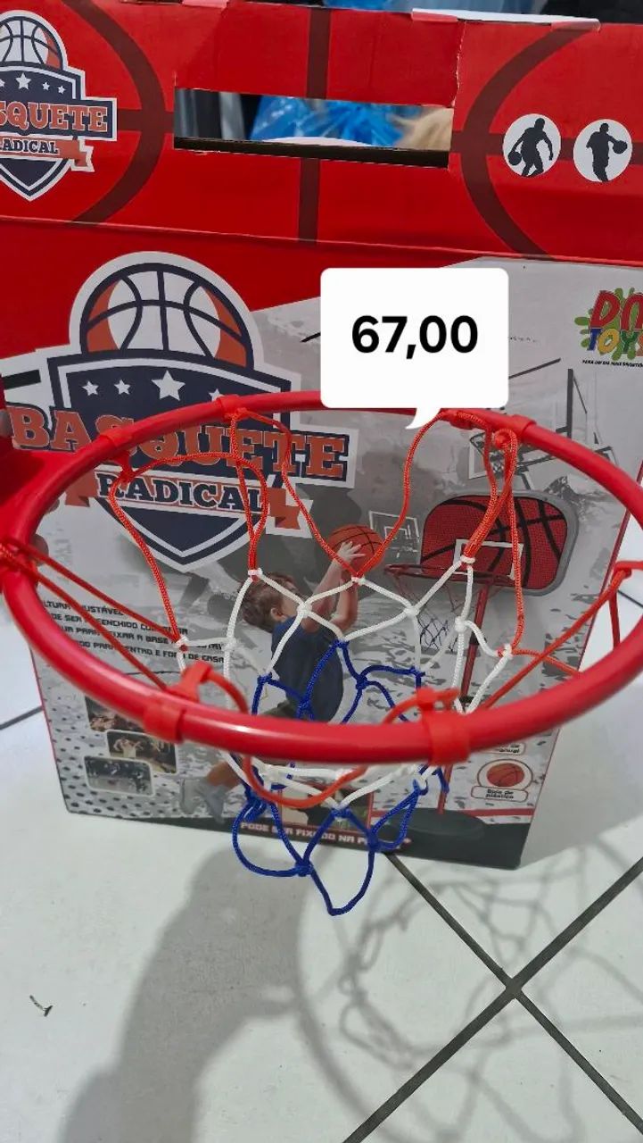 Kit de Basquete com Cesta - Foto 5