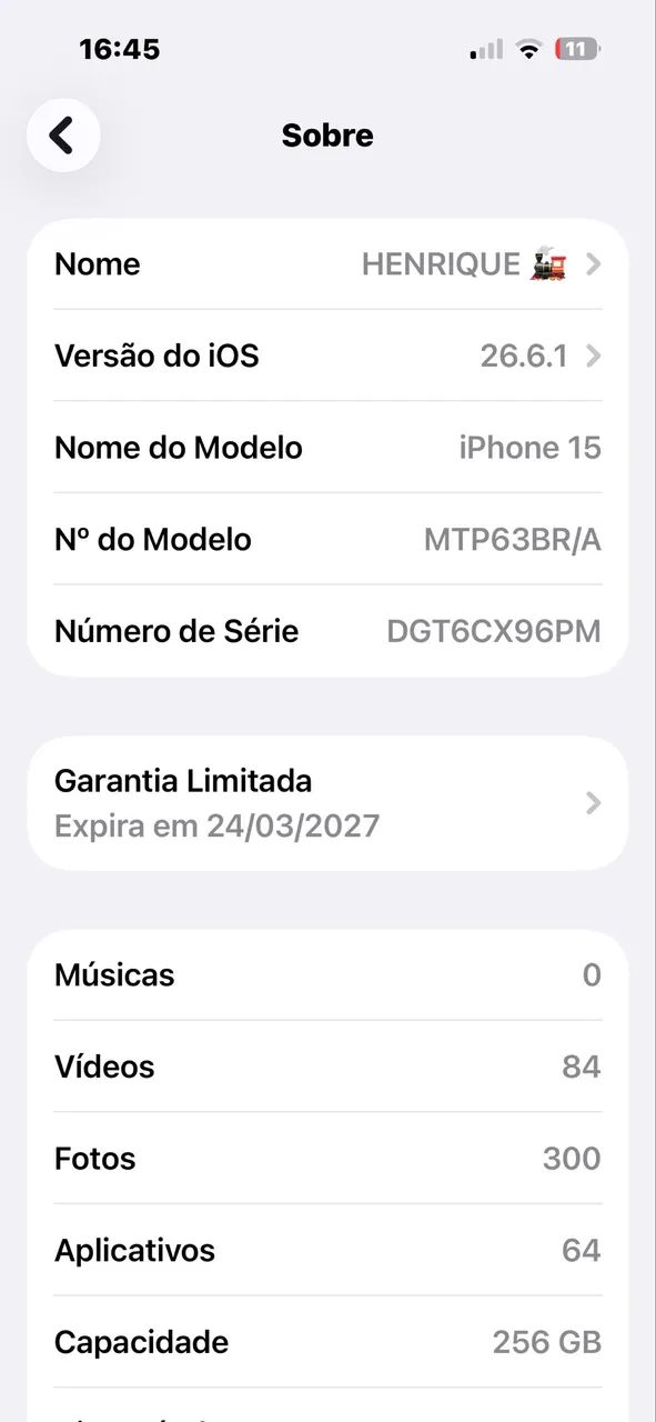 IPHONE 15 256 GB 95% Bateria - Foto 2