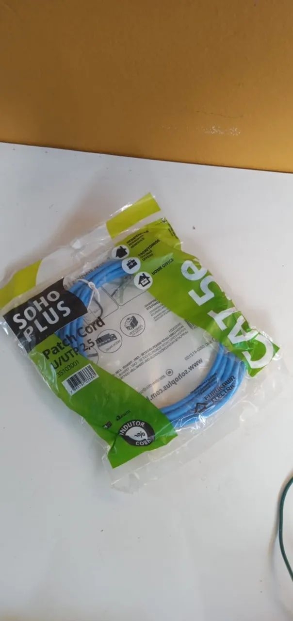 19 peças de patch cord soho plus de 2,5 