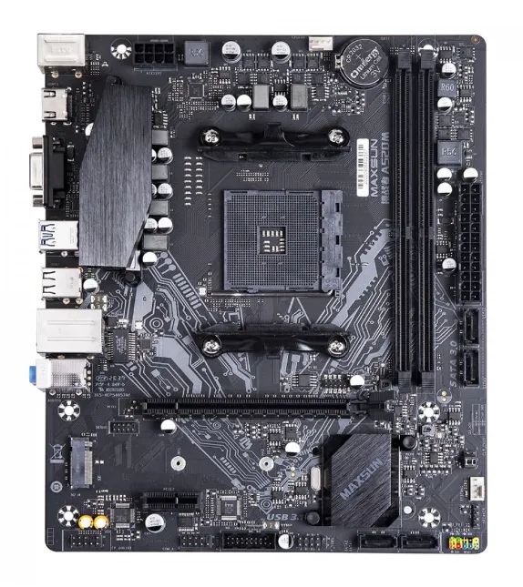 Placa Mãe MAXSUN A520M MS-Challenger, Chipset A520, AMD AM4, mATX, DDR4 - Foto 4