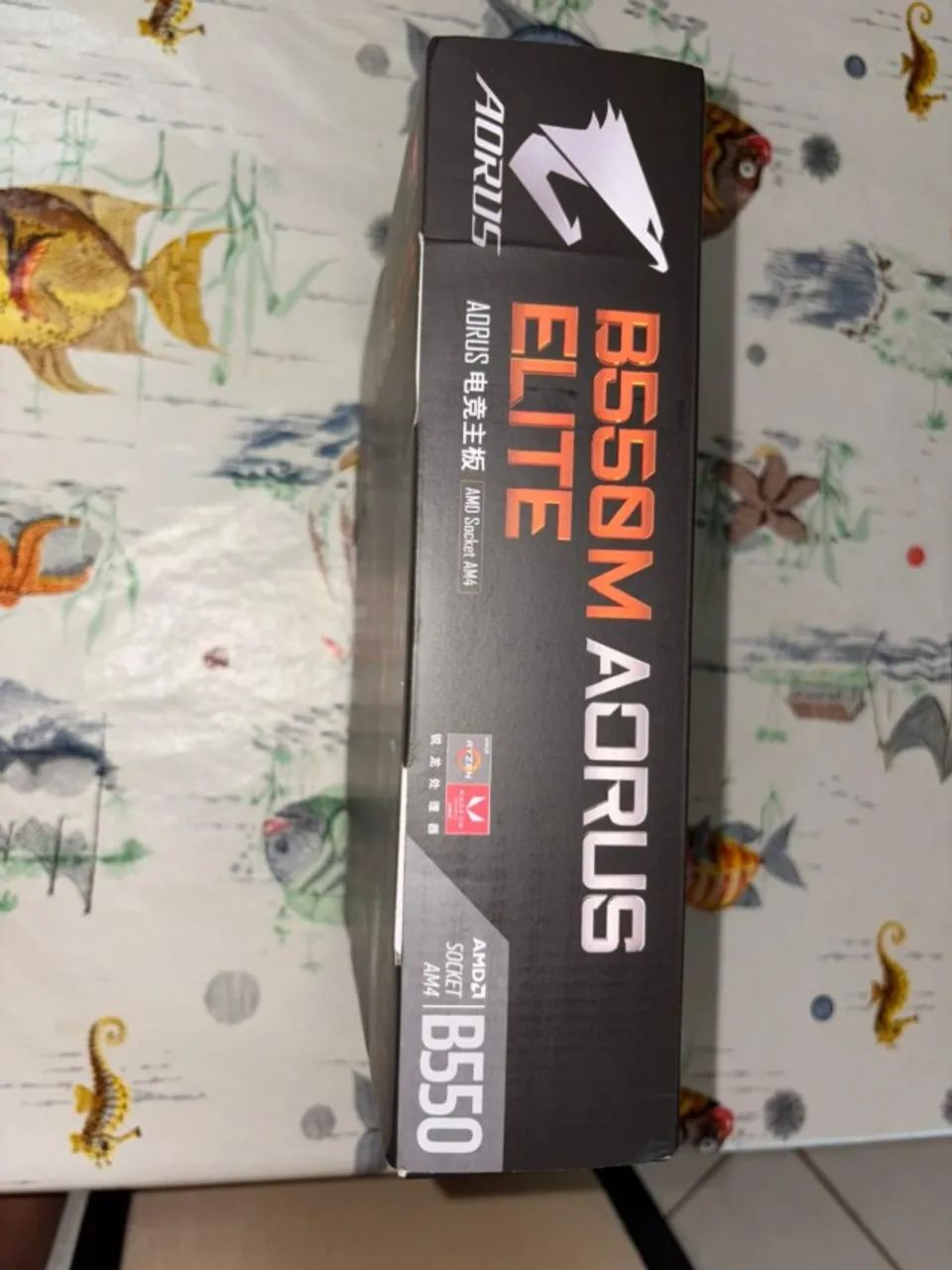 Placa-mãe B550M AORUS ELITE ( lacrada ) - Foto 2