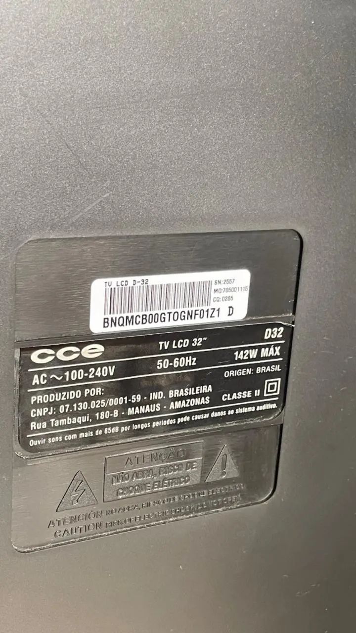 TV CCE 32 polegadas LCD - Foto 5