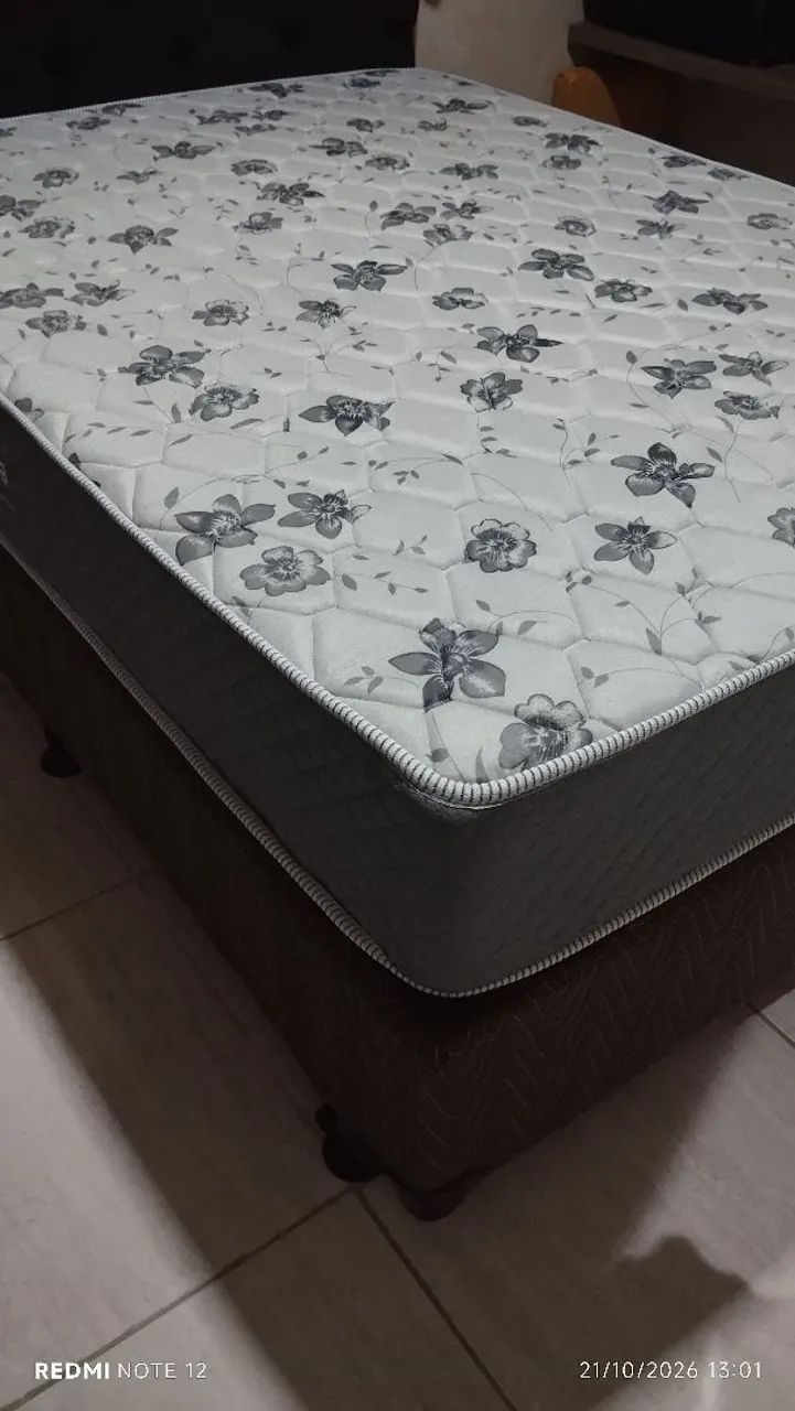 Colchão Herval D65 + Box Ortobom  - Foto 5