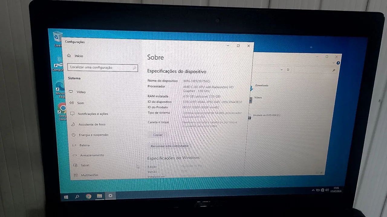 Notebook Asus 15 polegadas - Foto 4