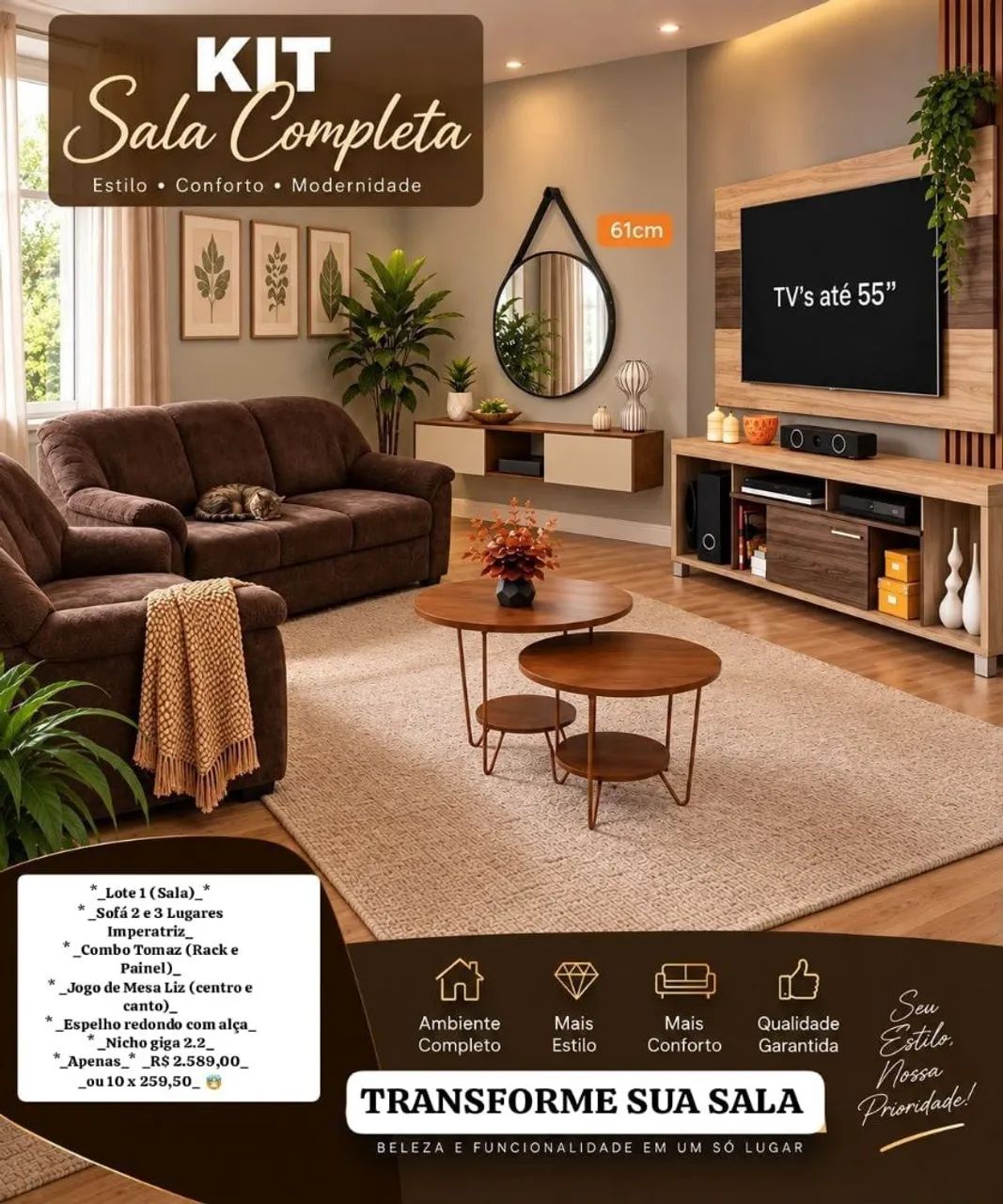 Combo Sala Perfeita