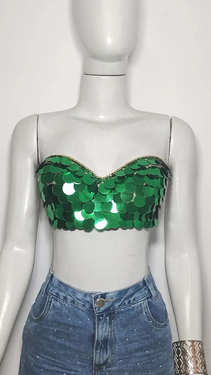 Top do Brasil | Cropped verde - Foto 2