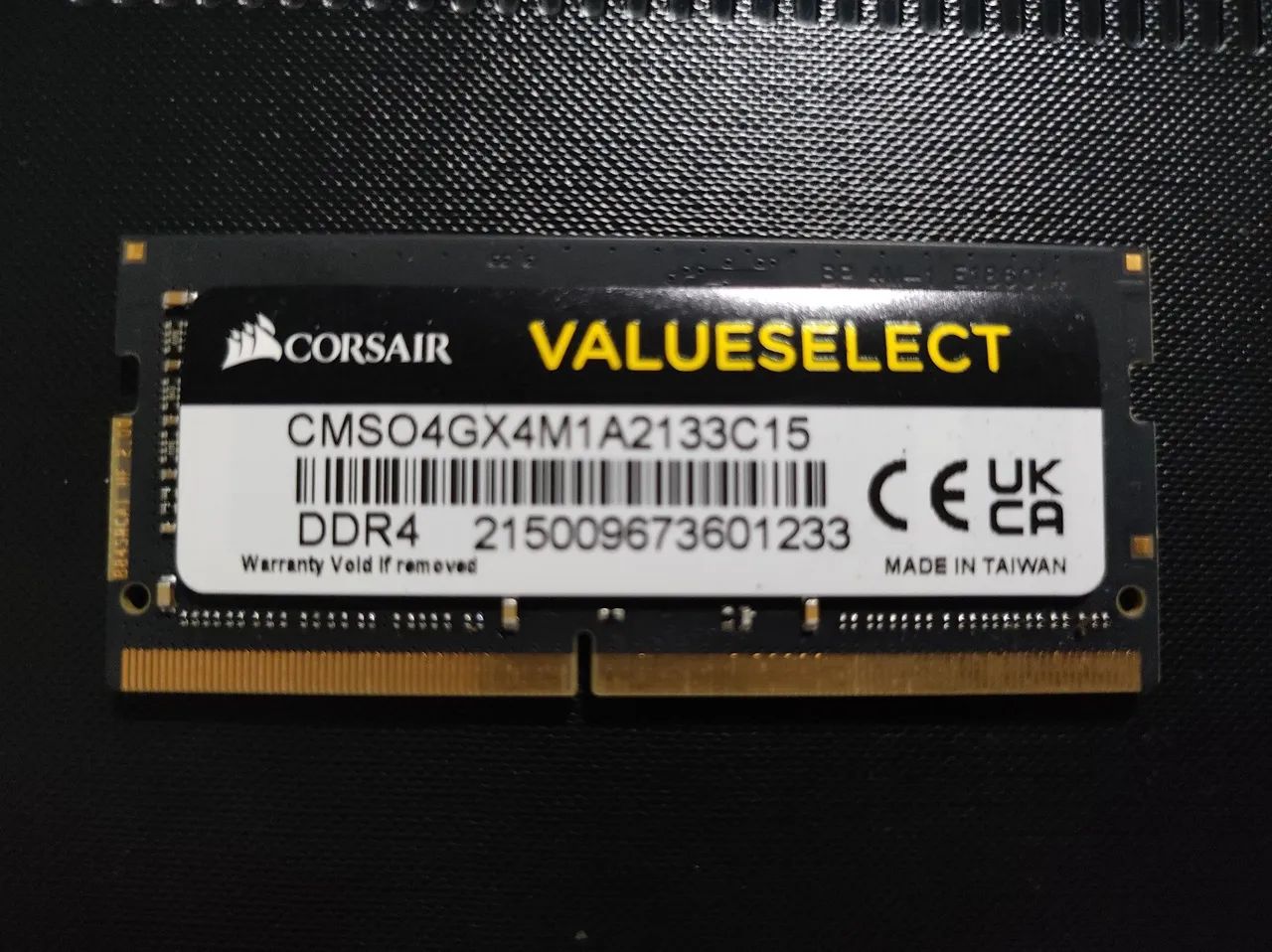 Memória RAM 4GB, 2133MHz DDR4