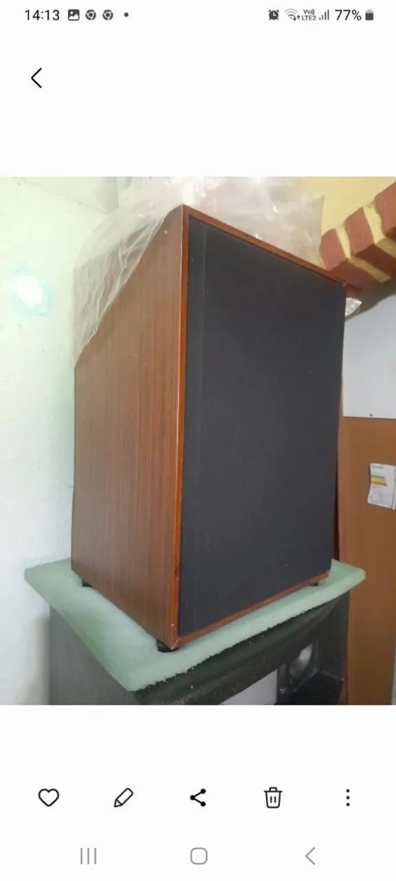 Par. De. Caixas de. Son.  Telefunken