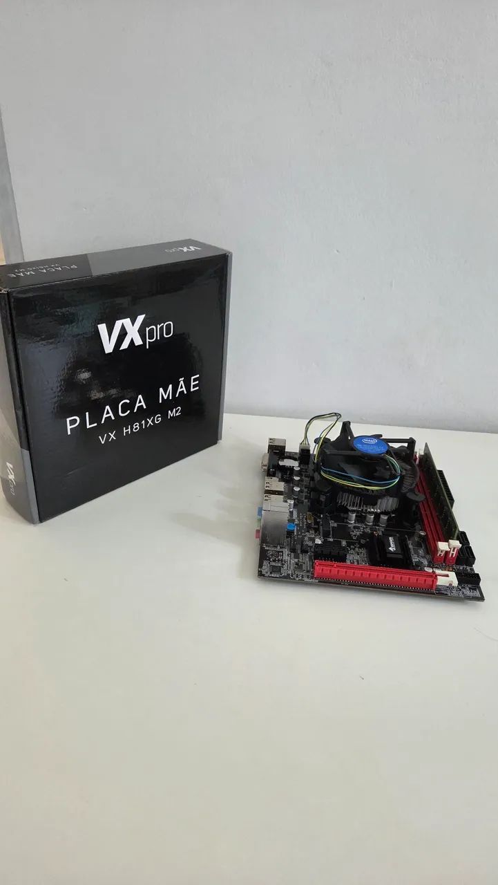 Placa mae vx pro h81xg M2 +Intel Core +ram  - Foto 4