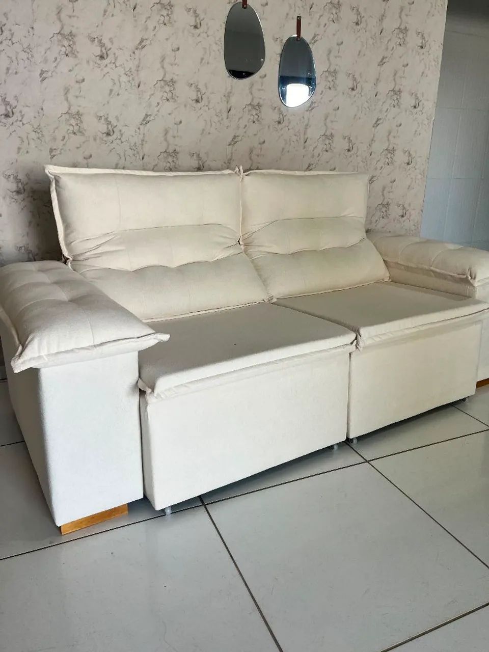 Promoção única sofá Premium retrátil e reclinável  - Foto 2