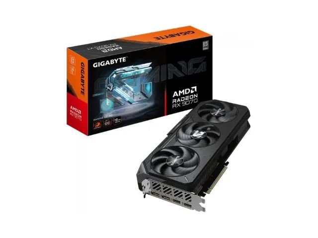 VGA PCI-e AMD Radeon RX9070 GIGABYTE Gaming OC 16GB DDR6 256 bits [GV-R9070GAMING OC-16GD]