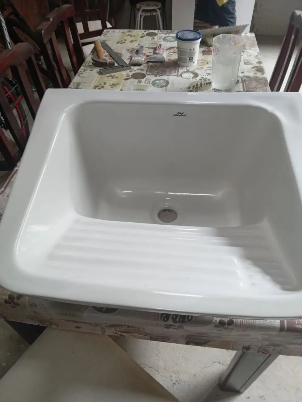 Tanque de de lavar roupa de porcelana 