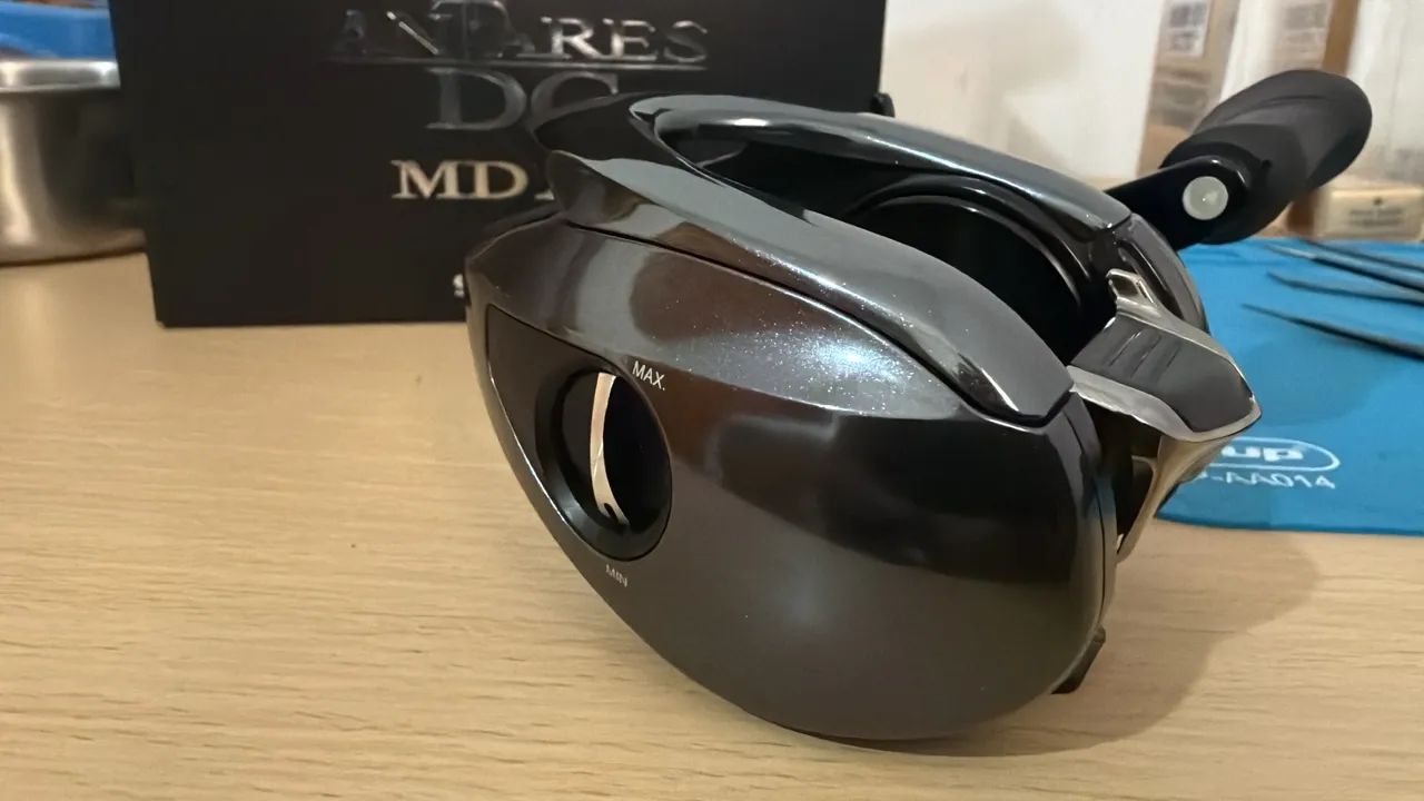 Carretilha shimano Antares MD DC 2018 - DIREITA  - Foto 2