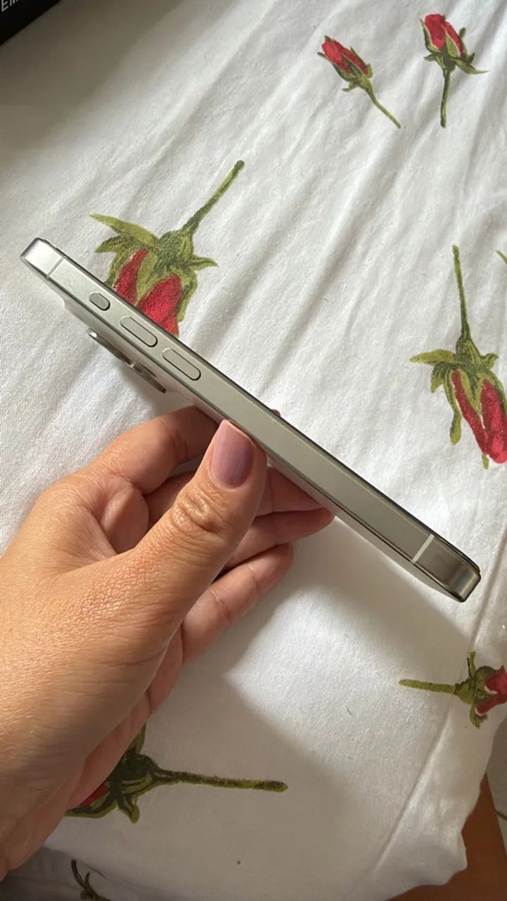 iPhone 15 Pro Branco - Única dona - Foto 5