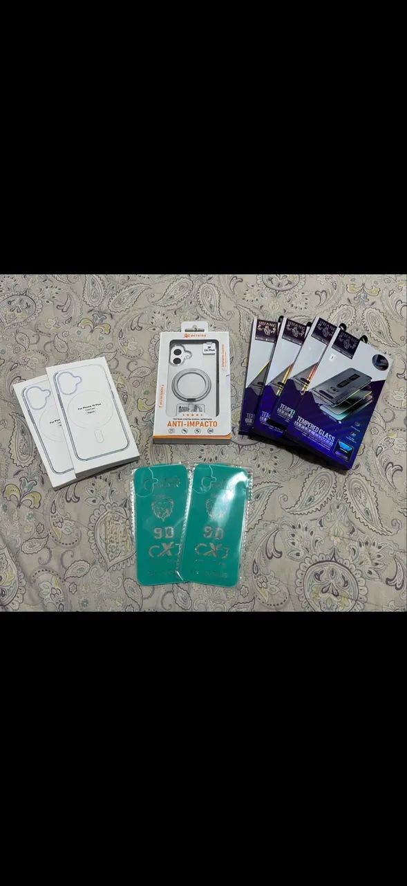 Kit de acessórios para iPhone 16 plus